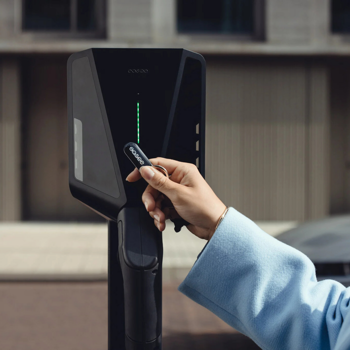 Easee Charge Max EV charger with RFID card authentication - buy smart Type 2 EV charging station