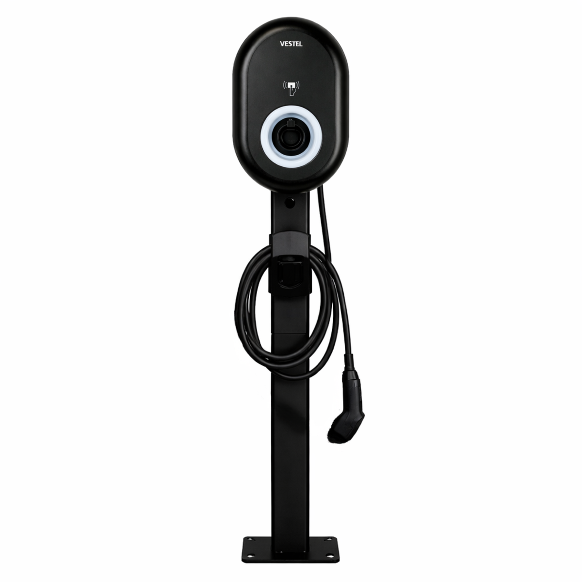 Loady matt black mounting pole for Vestel