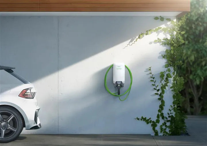 KEBA KeContact P40 11kW EV charger with 6m tethered Type 2 cable - view 3