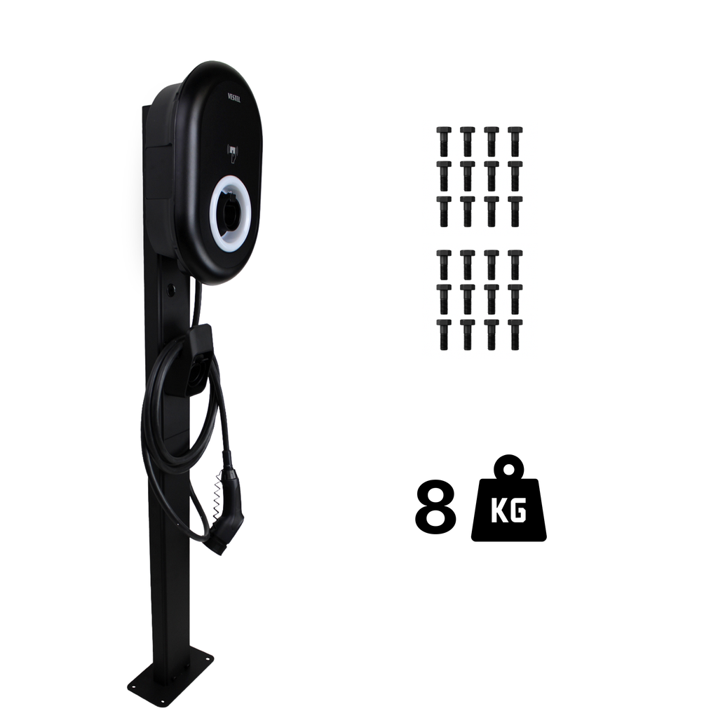 Loady matt black mounting pole for Vestel - view 6