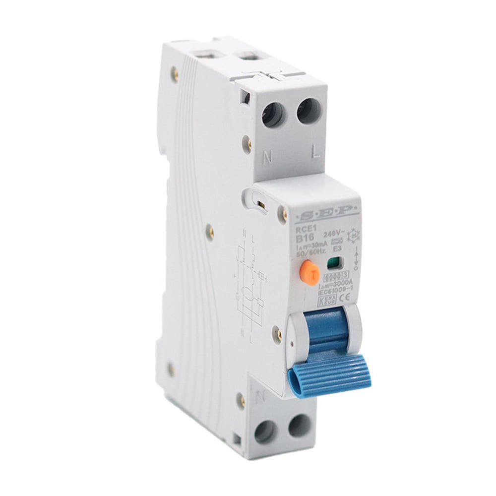 SEP single-phase 16A RCBO