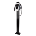 Loady matt black mounting pole for Heidelberg