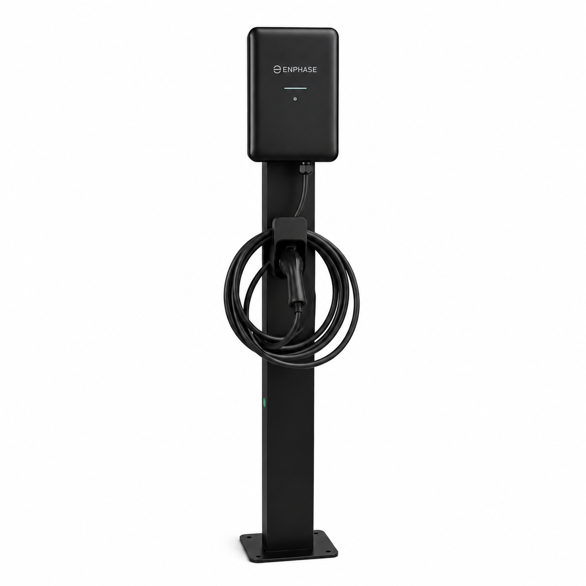 Loady matt black mounting pole for Enphase IQ2