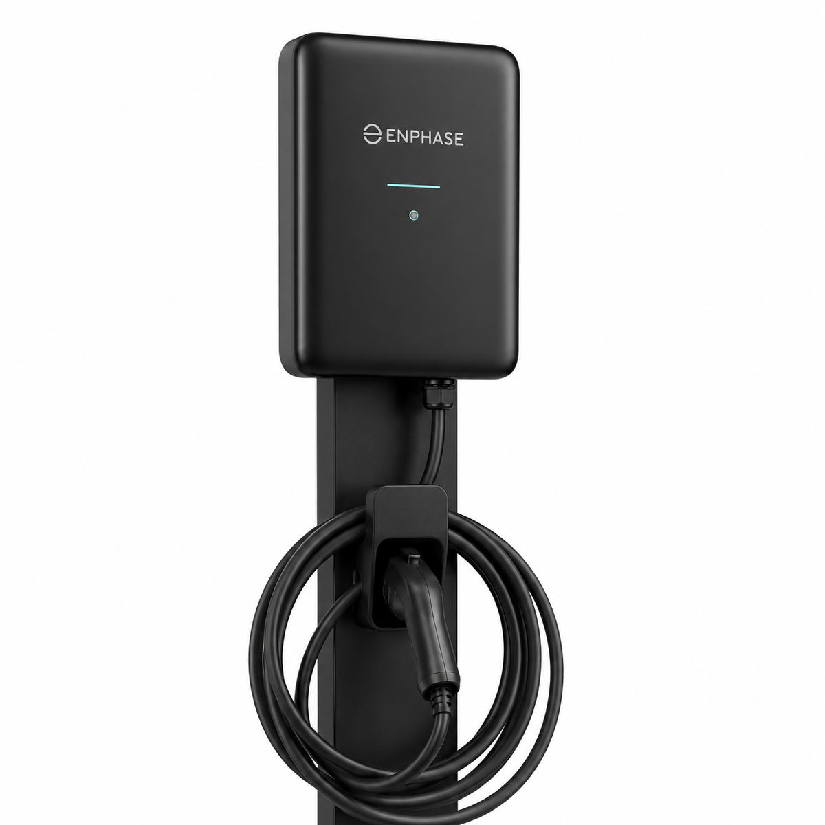 Loady matt black mounting pole for Enphase IQ2 - view 5