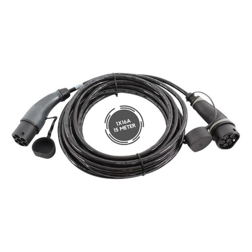 Ratio Basic Line Type 2 to Type 2 EV charging cable 3.7kW