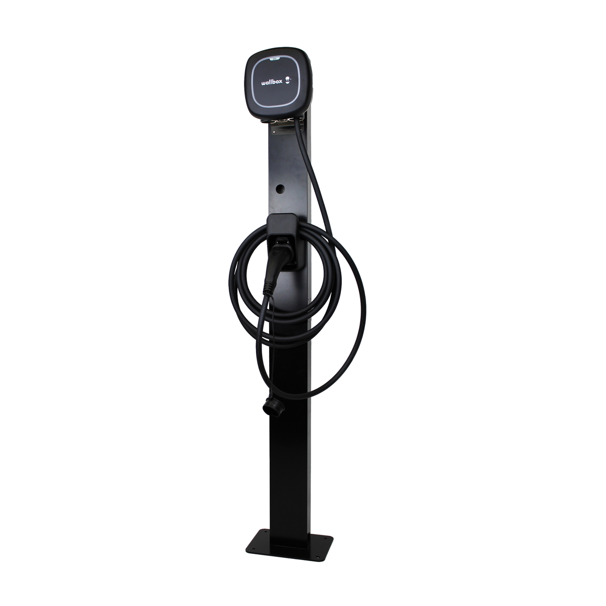 Loady matt black mounting pole for Wallbox Pulsar Max - view 8