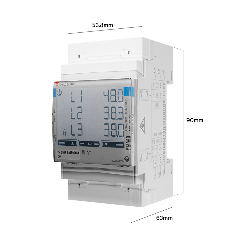 Wallbox Power Boost 3-phase energy meter - view 2