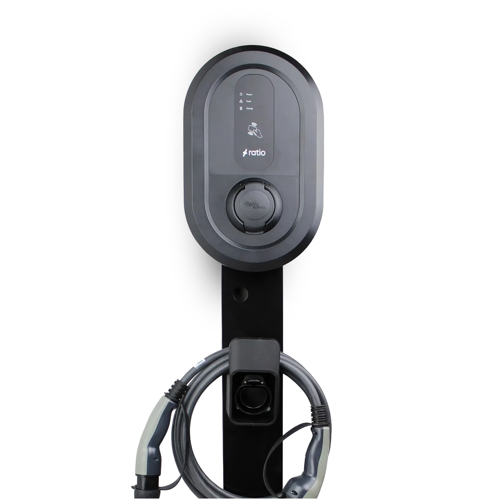 Loady matt black mounting pole for Ratio - view 3
