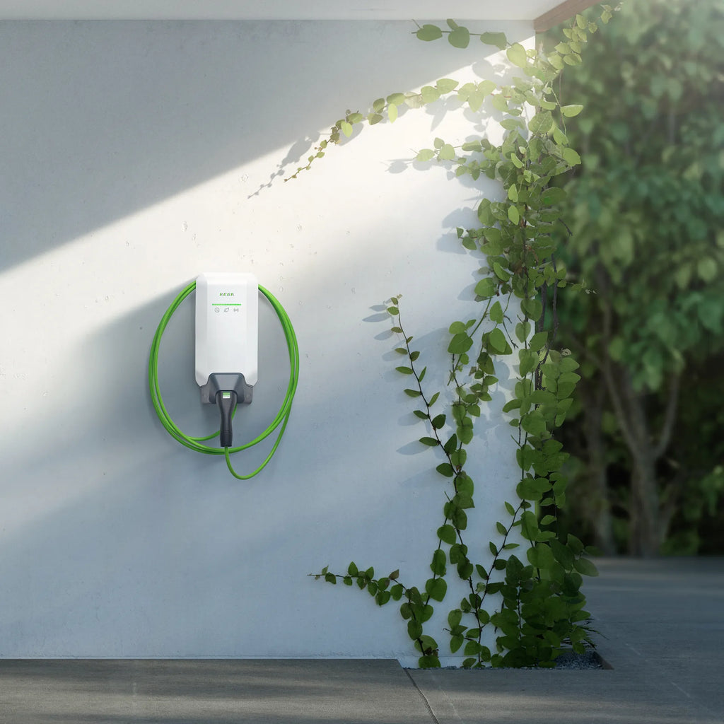 KEBA KeContact P40 11kW EV charger with 6m tethered Type 2 cable - view 4