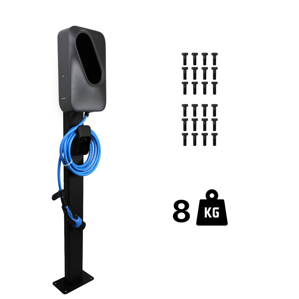 Loady matt black mounting pole for Etrel - view 6