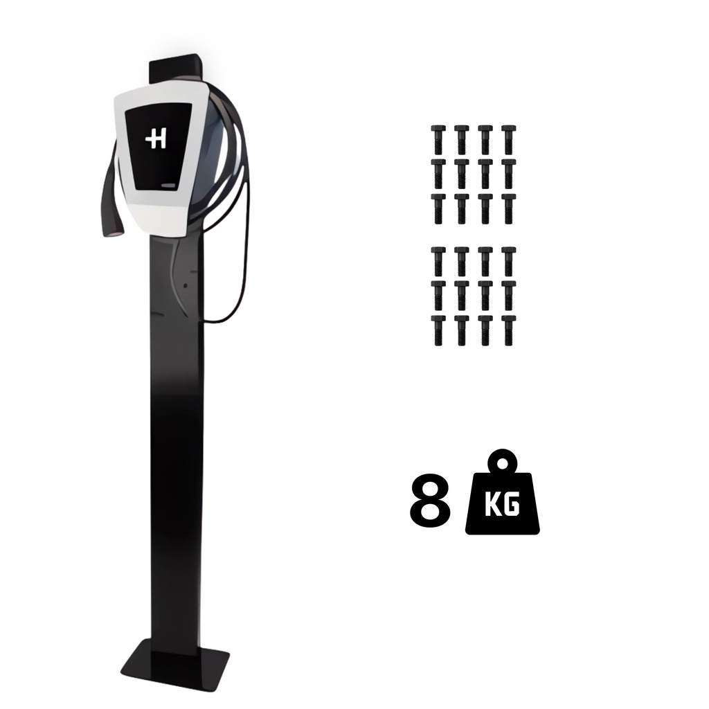 Loady matt black mounting pole for Heidelberg - view 6