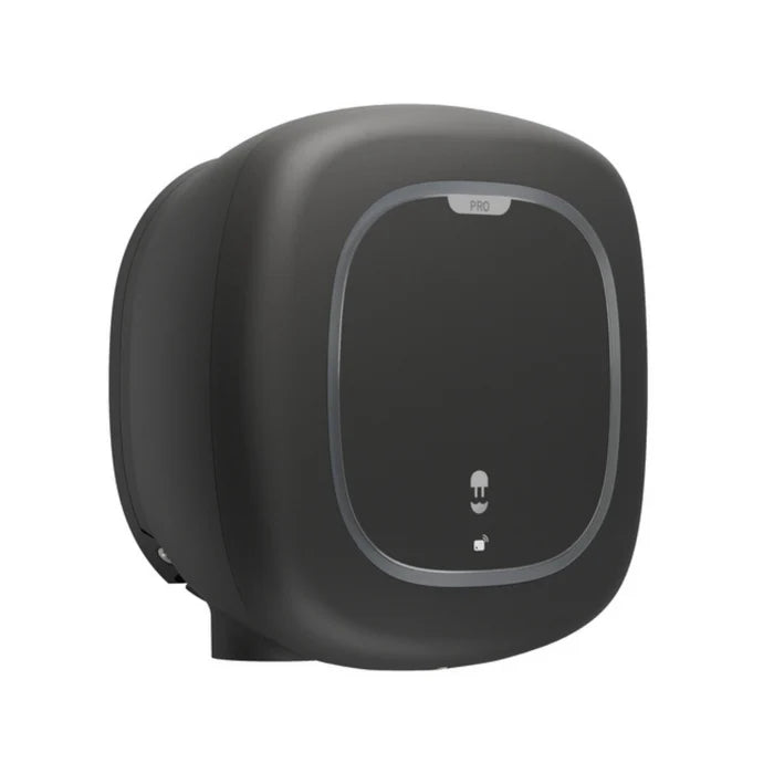 Wallbox Pulsar Pro 22kW EV charger side angle view - buy compact wall-mounted home charging point